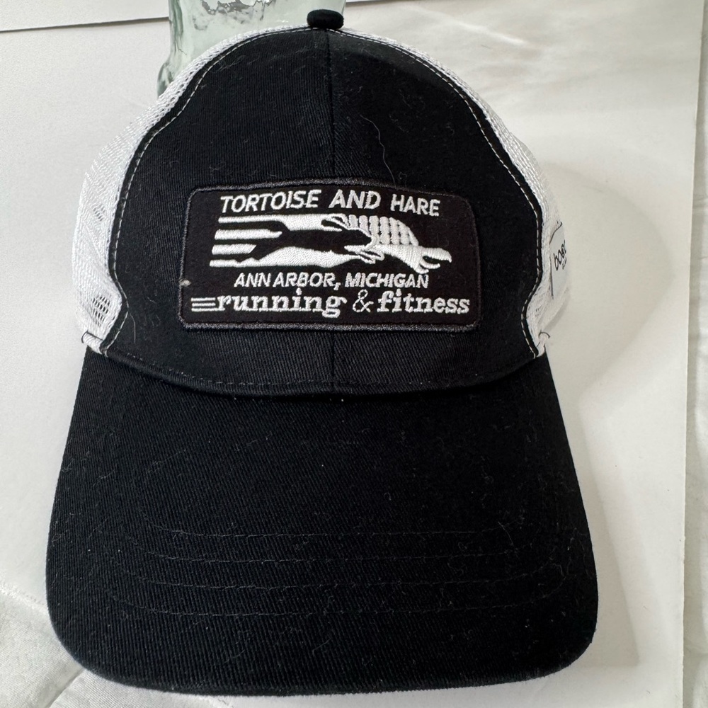 Vintage Black and White Trucker Cap